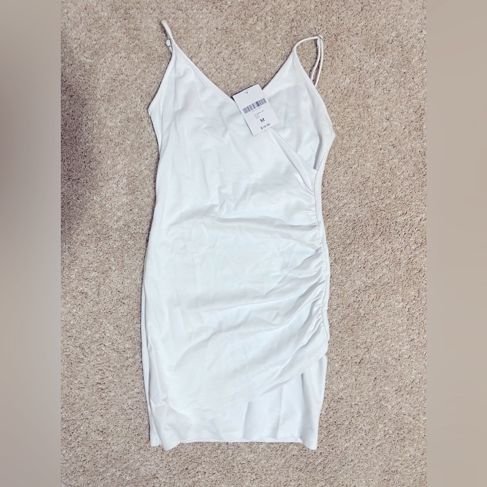 White mini dress size medium